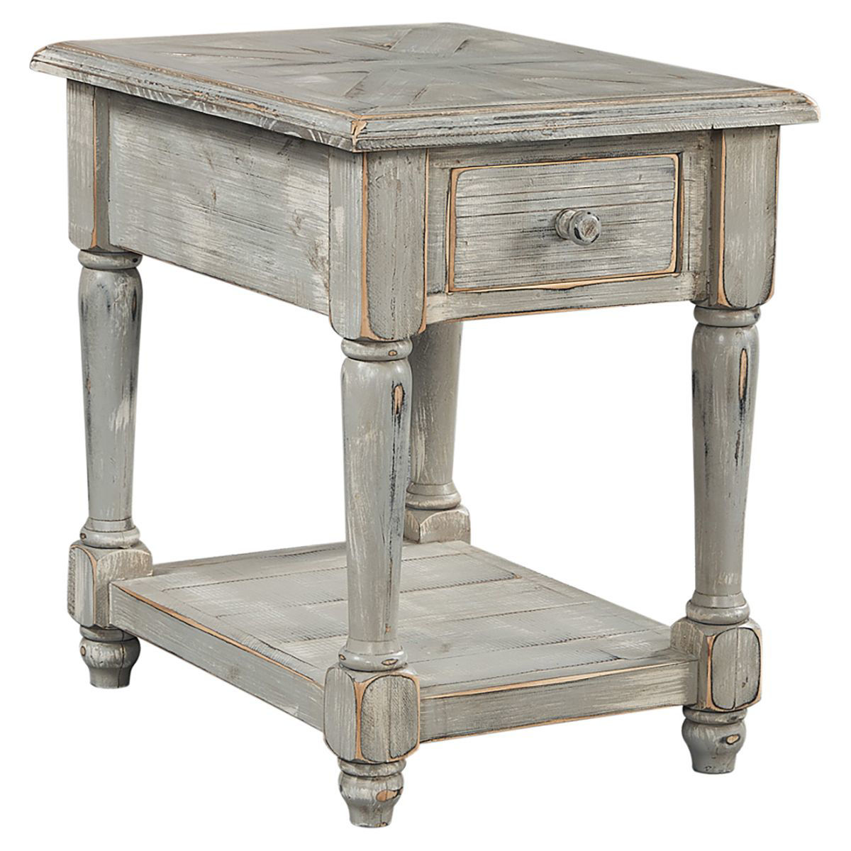 Picture of HINSDALE GRY CHAIRSIDE TABLE