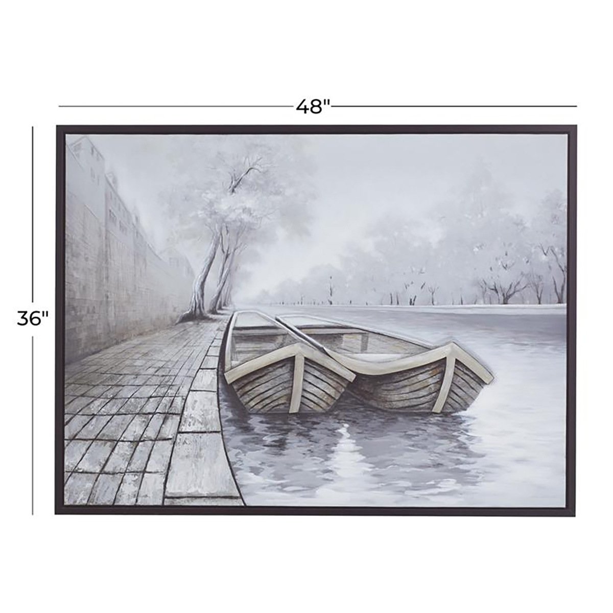 Picture of WOOD COASTAL BOART PRINT