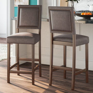Picture of BENNY LGT BROWN BAR STOOL