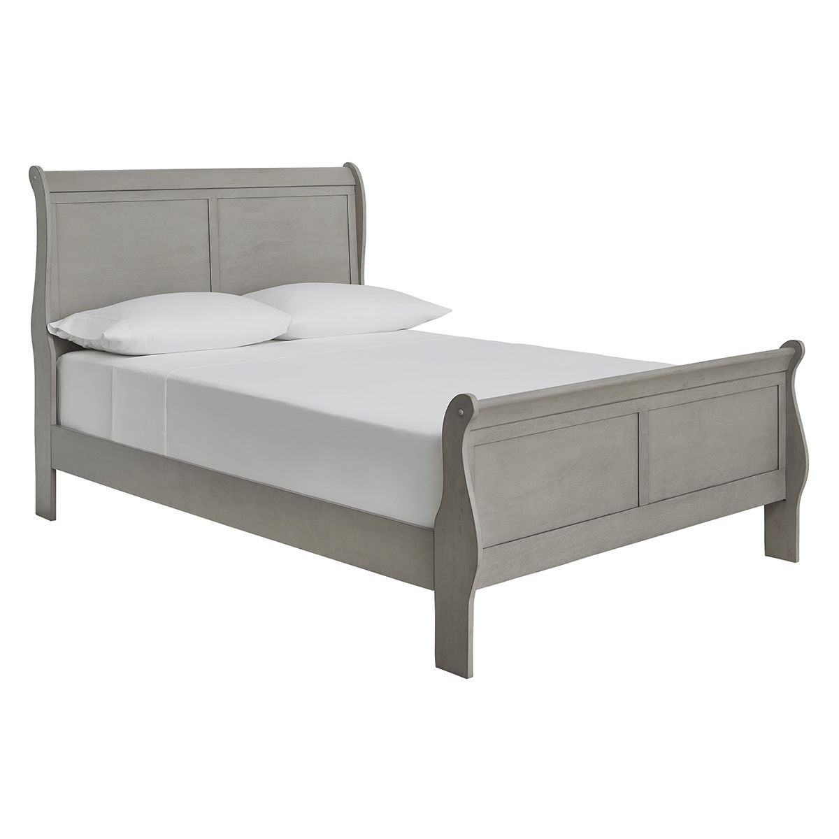Picture of LOUIS SLEIGH TWIN BED IN GREY