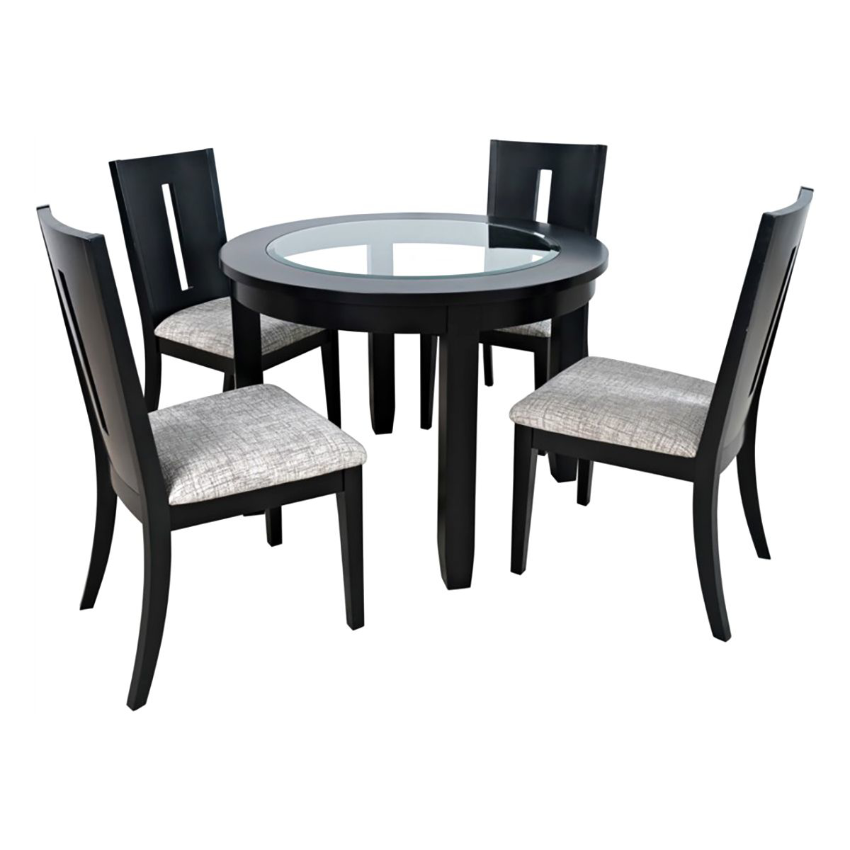 Picture of URBAN ICON 5PC BLACK DINING SET
