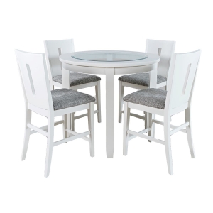 Picture of URBAN ICON WHITE ROUND COUNTER TABLE