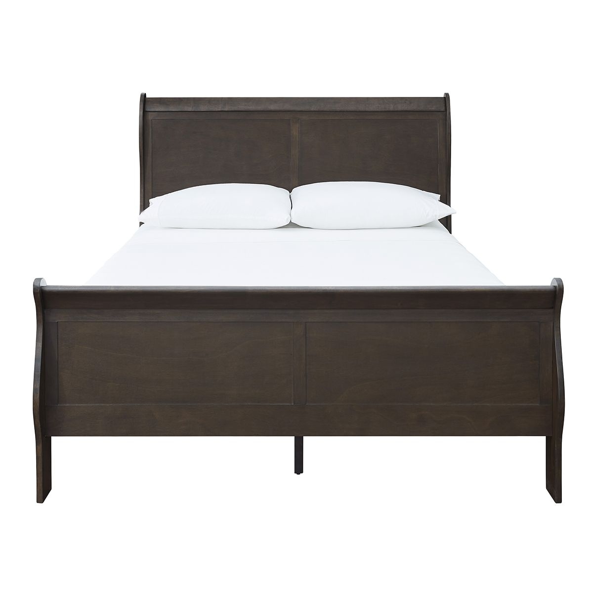 Picture of LOUIS SLEIGH KING BED IN BROWN