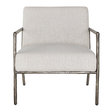 Picture of NEW YORK PEWTER ACCENT CHAIR