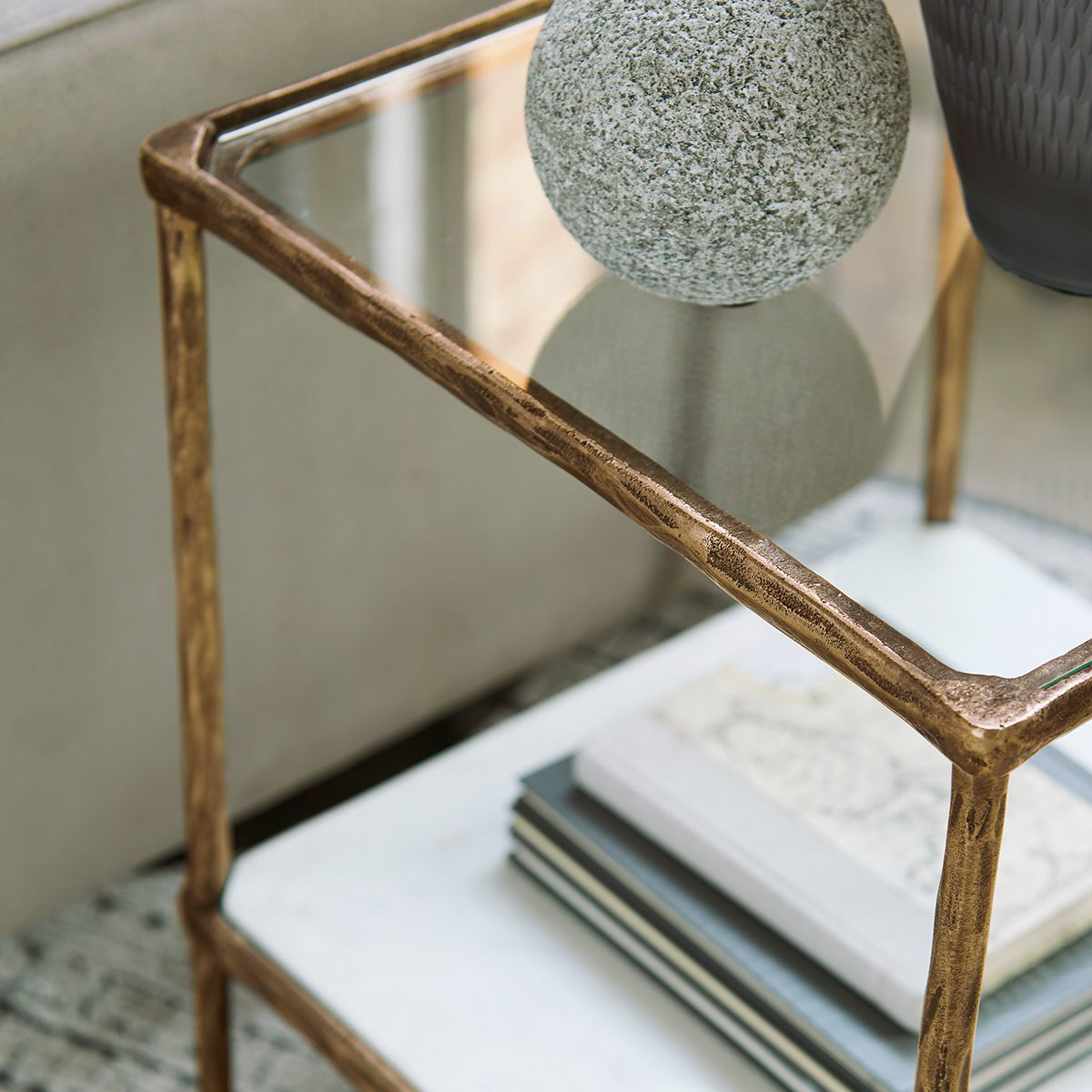 Picture of NEW YORK BRASS END TABLE