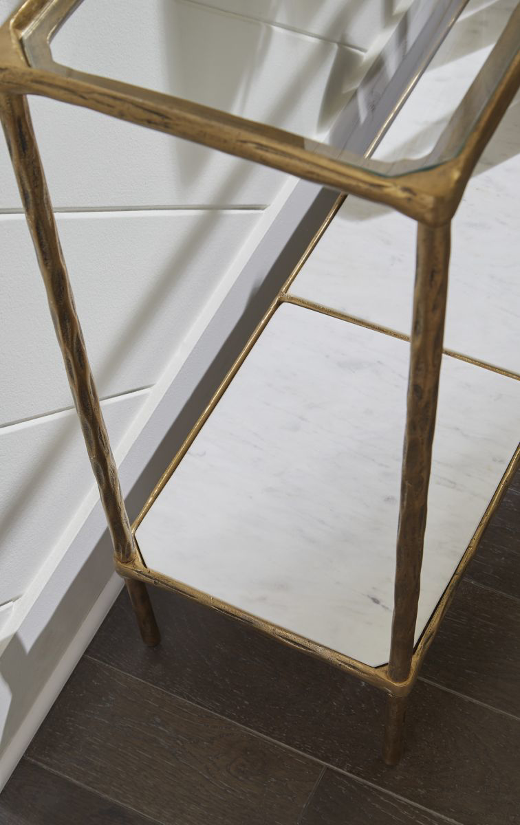Picture of NEW YORK BRASS CONSOLE TABLE