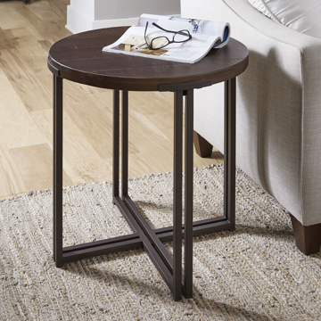 Picture of ZANDER UMBER RND END TABLE