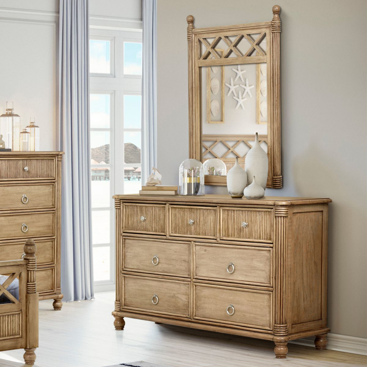 Picture of MALIBU DRESSER W/MIRROR