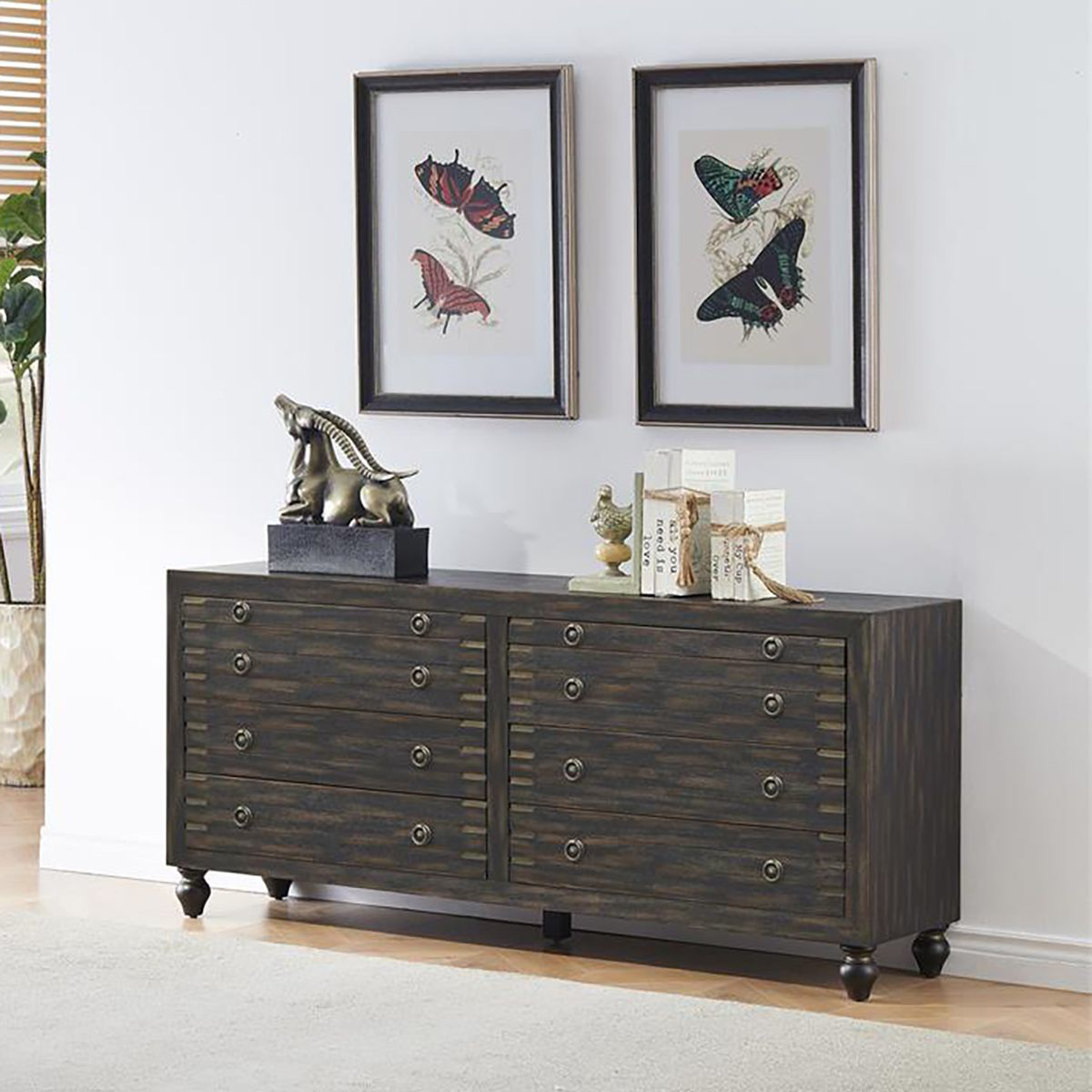 Picture of 6 DRW 2 PULLOUT SHELF CREDENZA