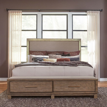 Picture of GIRALDO QUEEN BED WITH STORAGE