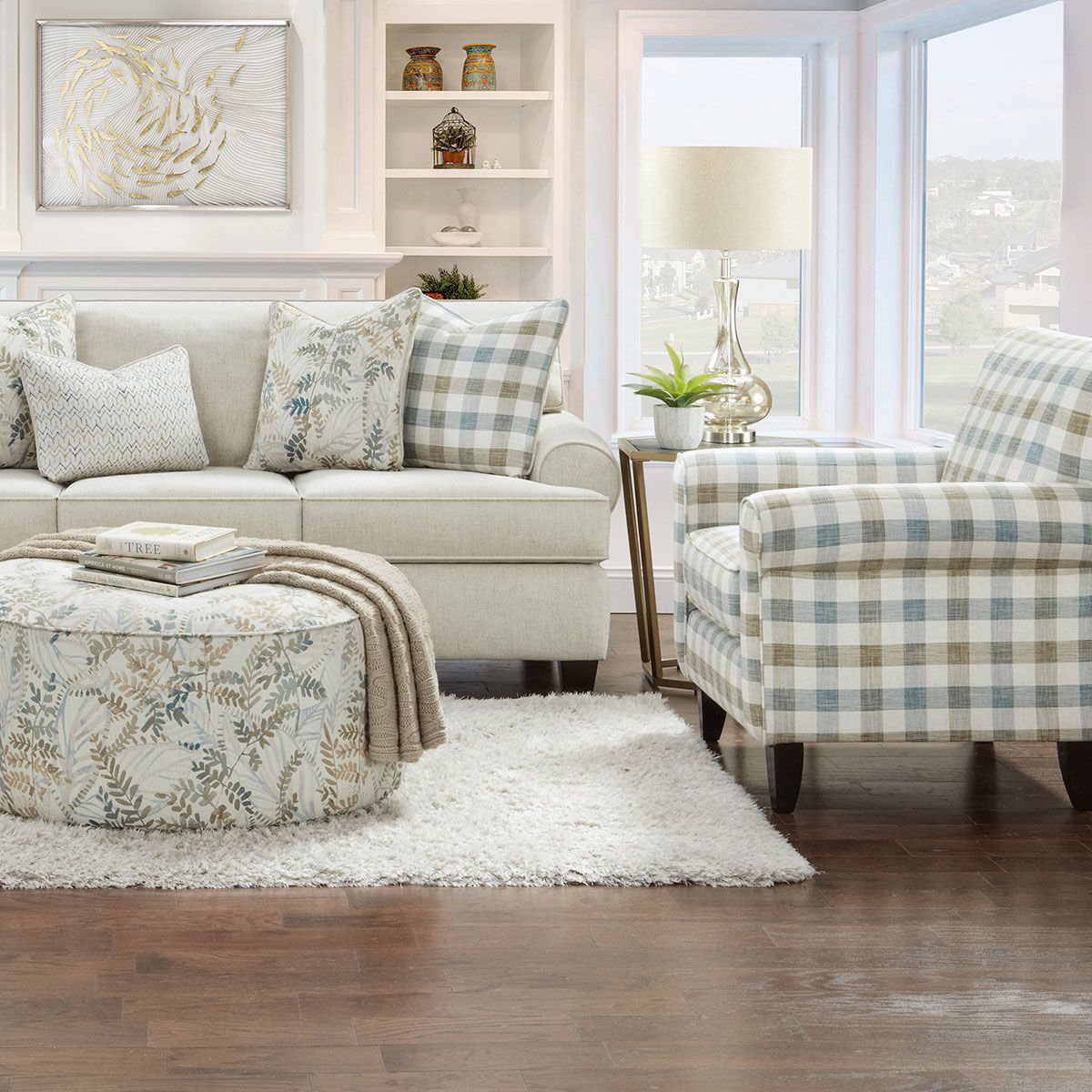 Picture of MCALISTER ACCENT CHAIR-CHECKER