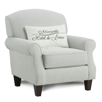 Picture of PARISIAN ACCENT CHAIR-STRIPE