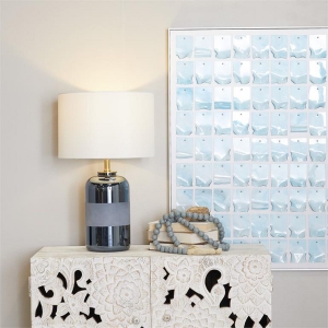 Picture of BLUE CERAMIC BASE 24" TABLE LAMP 