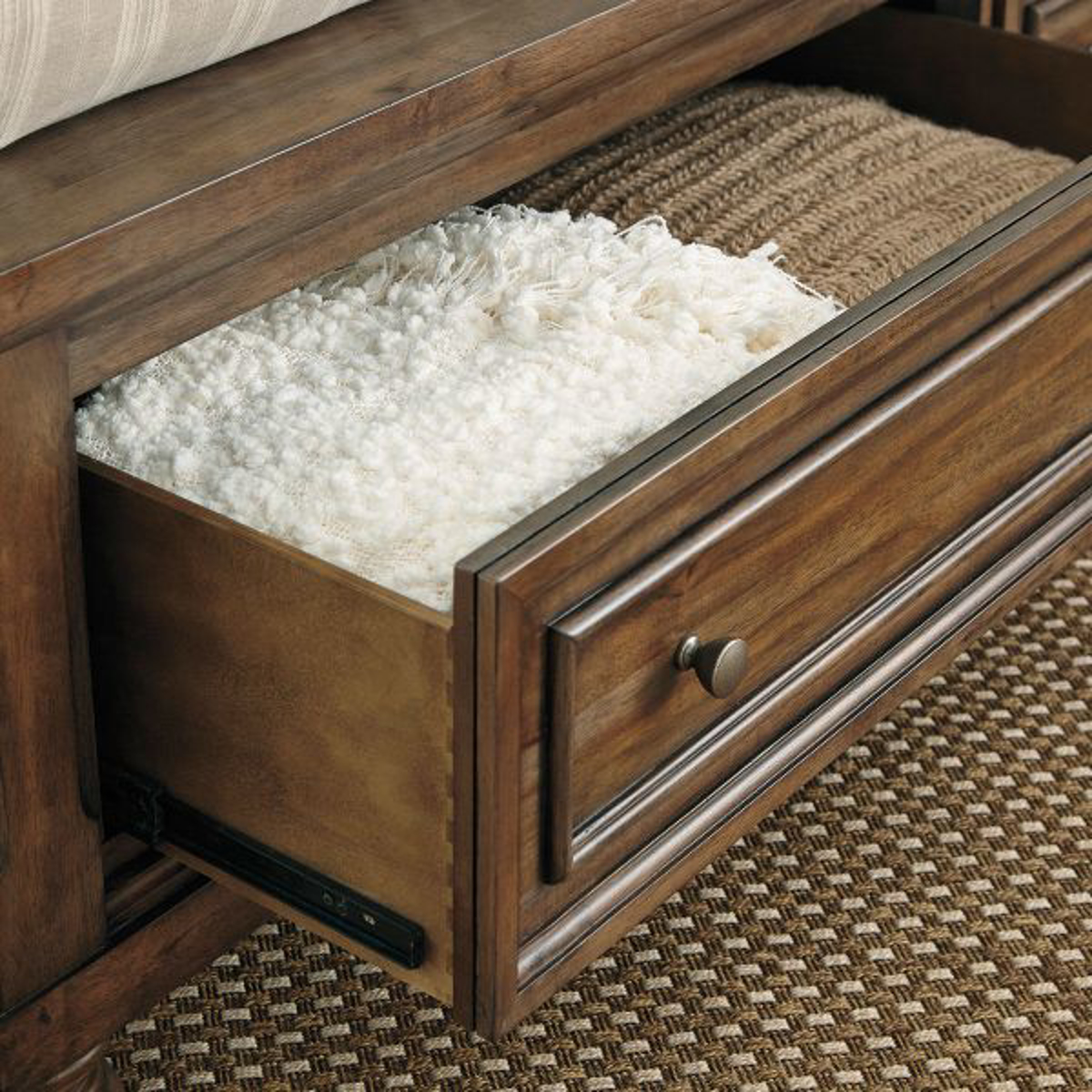 Picture of KENLEY BROWN QUEEN PANEL W/STORAGE