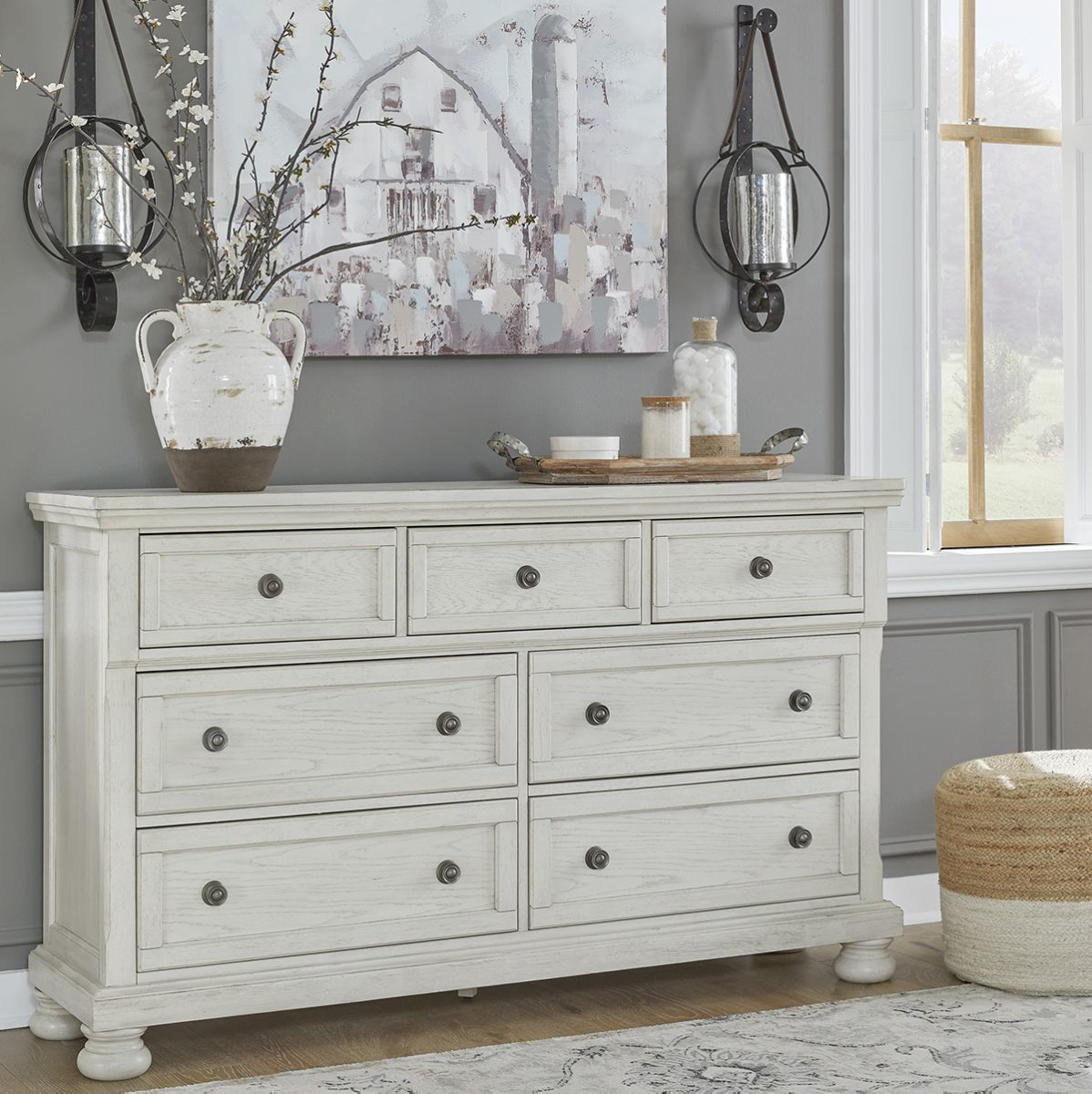 Picture of KENLEY WHT 7 DRAWER DRESSER