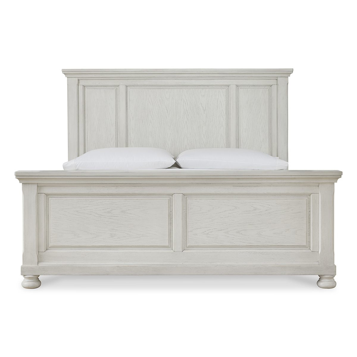 Picture of KENLEY WHITE KING PANEL BED