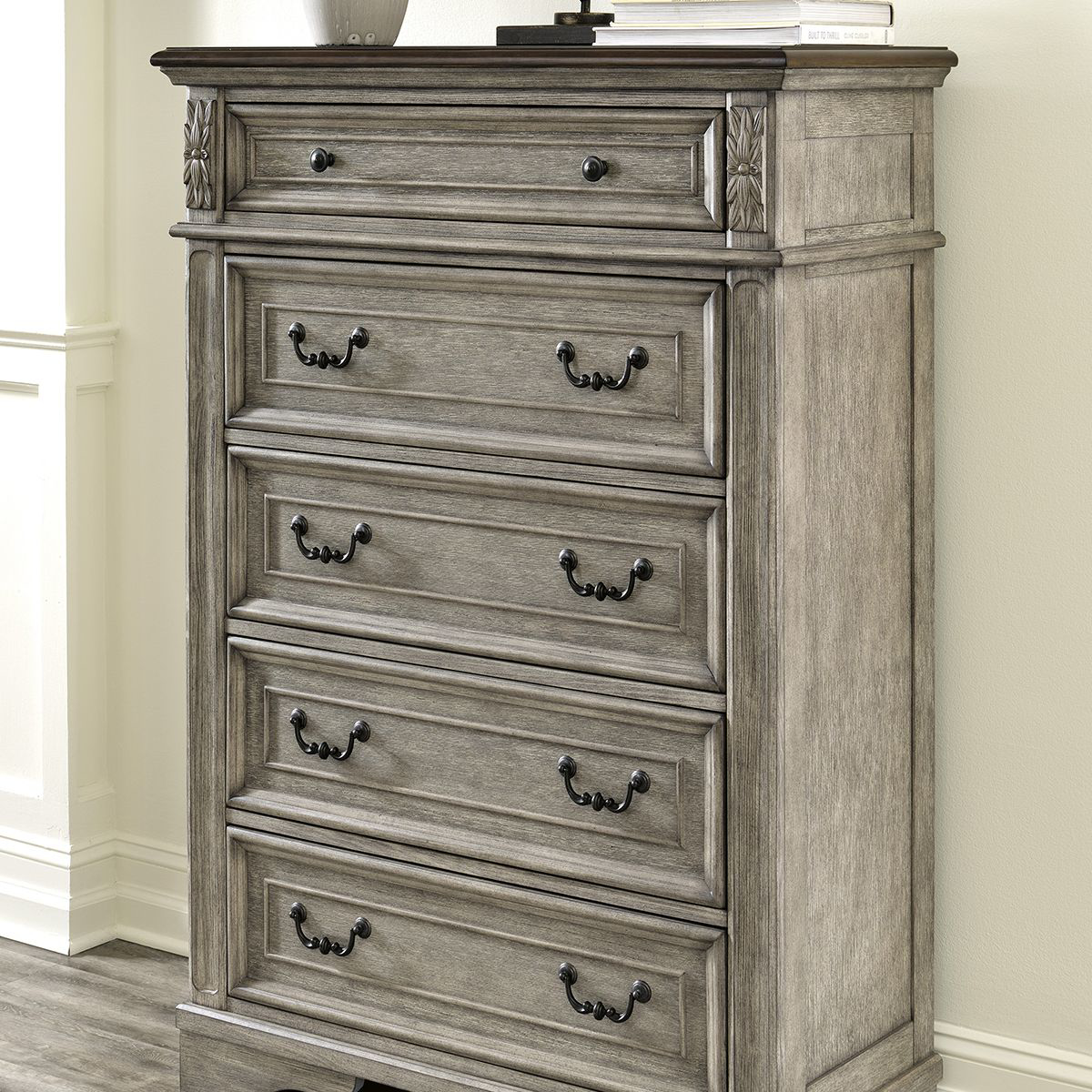 Picture of ROSLYN GRY 5 DRW CHEST