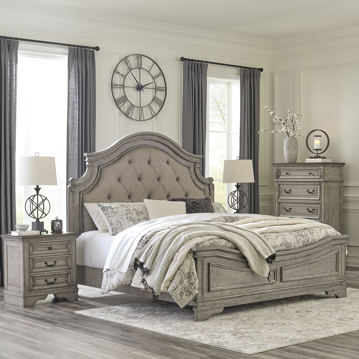 Picture of ROSLYN GRAY BEDROOM COLLECTION