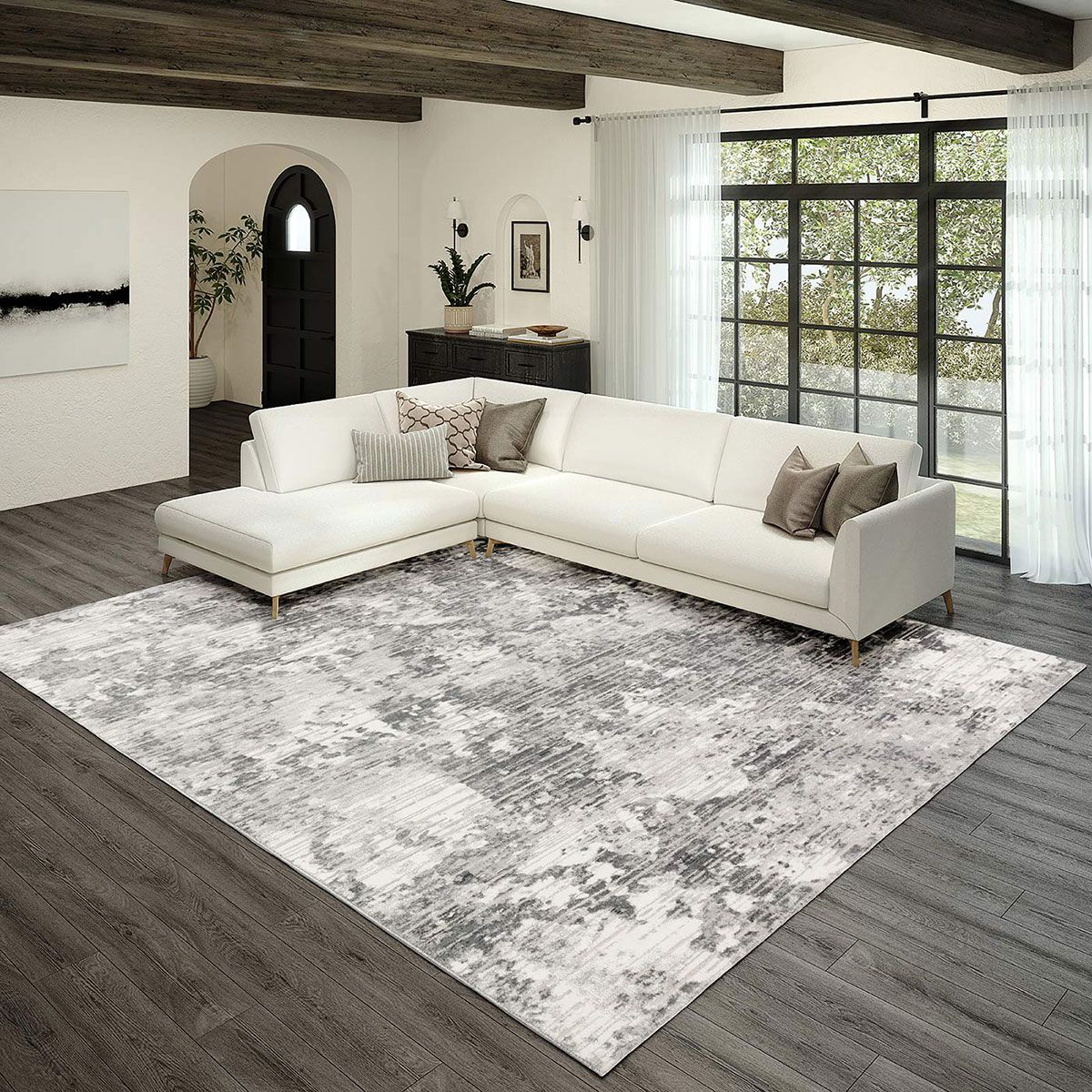 Picture of RHODES 4 GREY 5'1X7'5 RUG