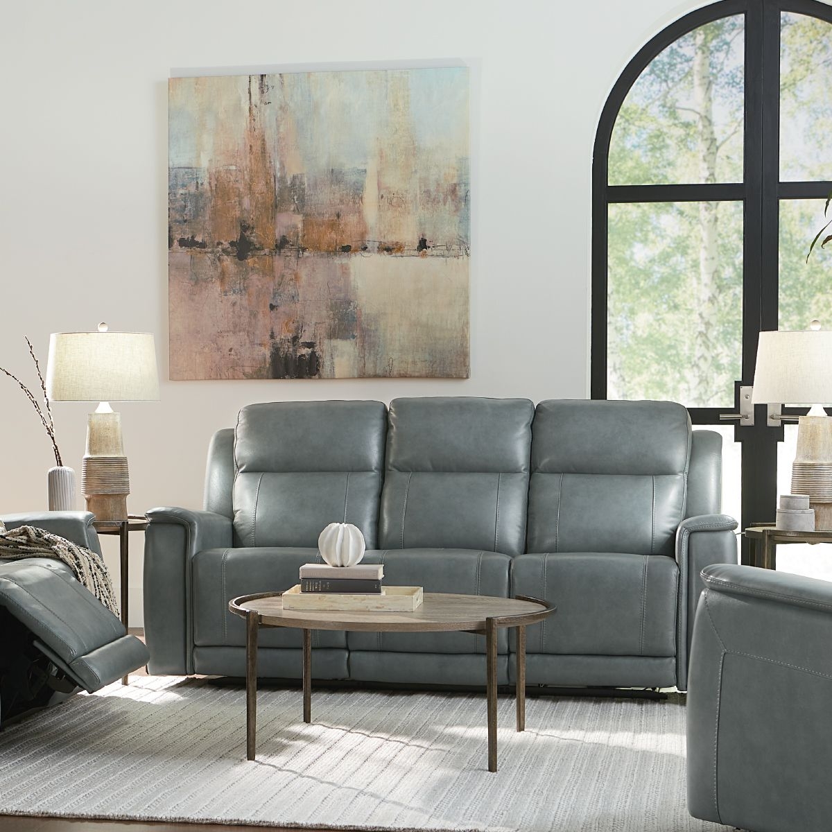 Picture of CONOVER BLUE SOFA W/PHR/LUM