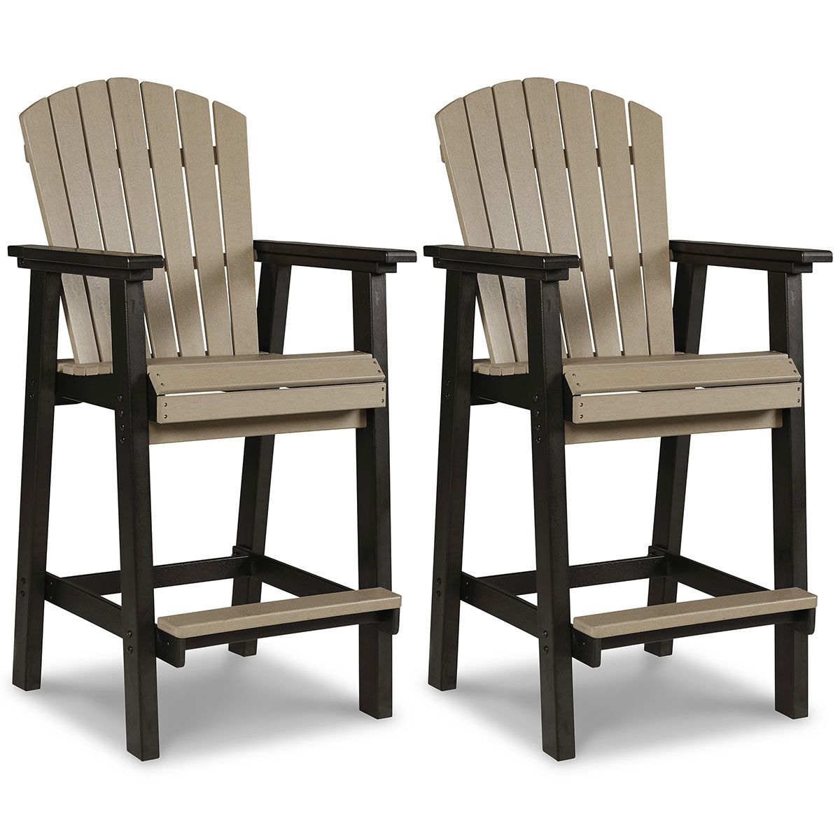 Picture of DAYTONA BLK/BRN BARSTOOL PAIR