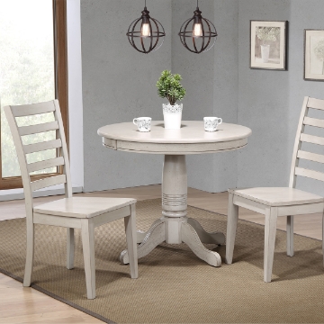 Picture of Carmel Round Gray Pedestal Table
