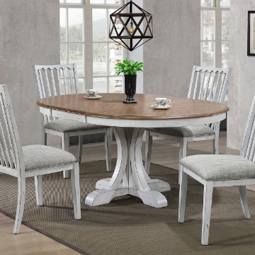 Picture of Highline Pedestal 5 Piece Dining Room Set