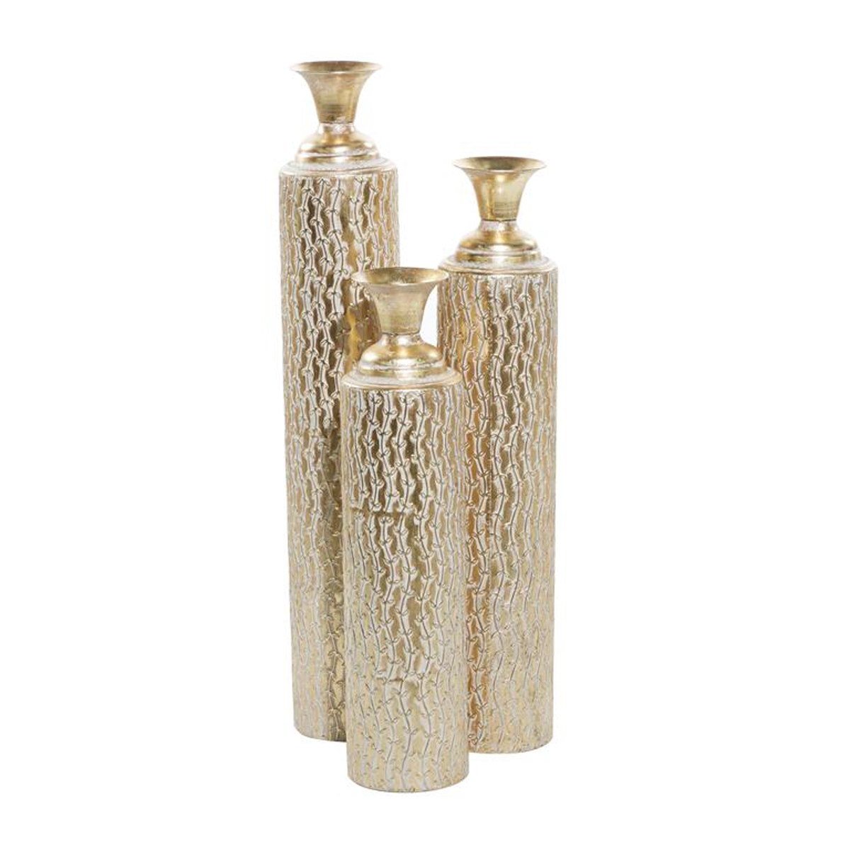 Picture of S/3 GLD MTL VASES