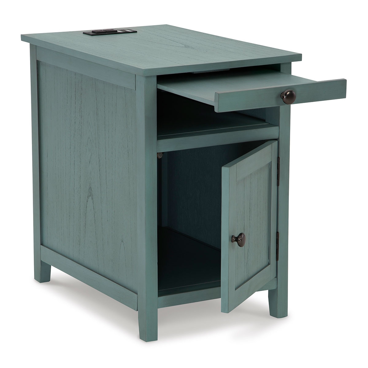 Picture of ISLANDER TEAL CHAIRSIDE TABLE