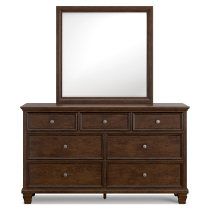 Picture of DANA BROWN DRESSER W/MIRROR