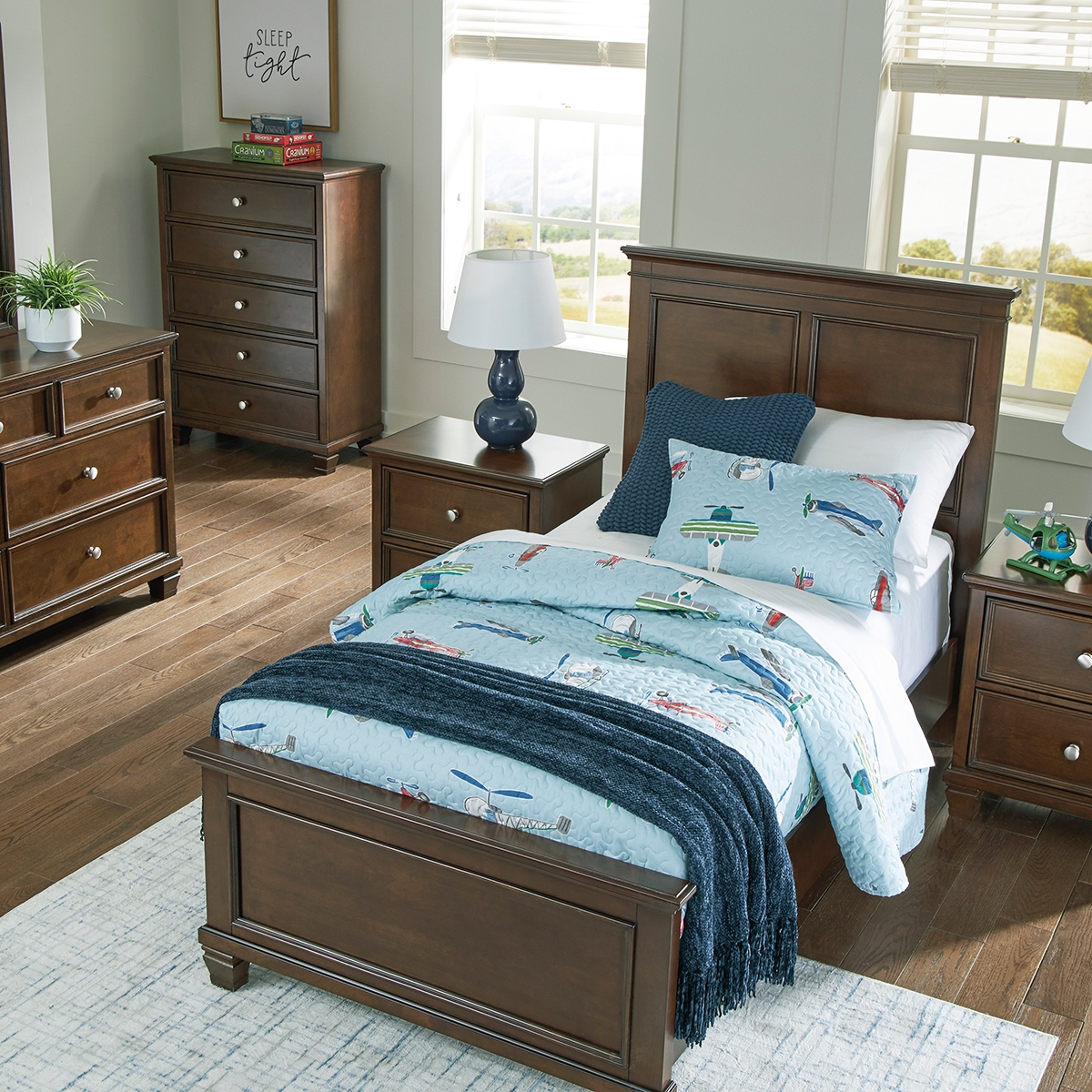 Picture of DANA BROWN TWIN BED