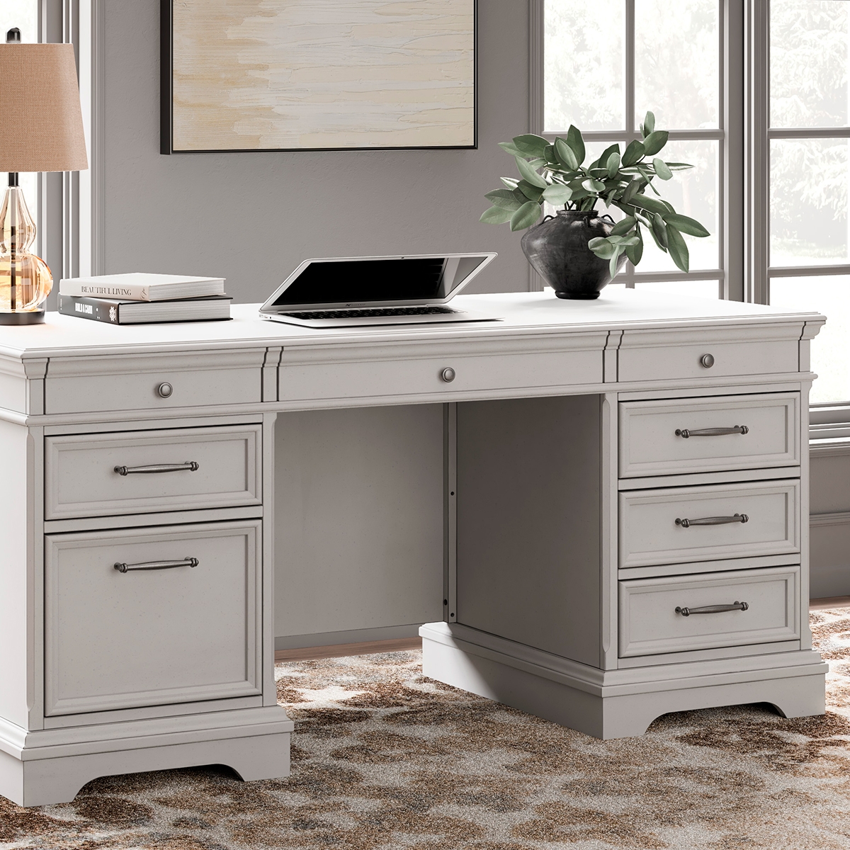 Picture of KALEN WH 3PC PEDESTAL DESK