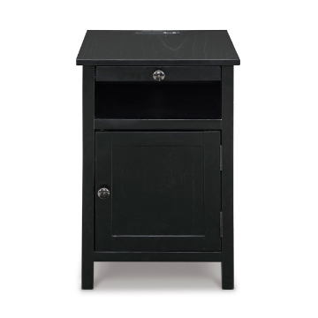 Picture of ISLANDER BLACK CHAIRSIDE TABLE