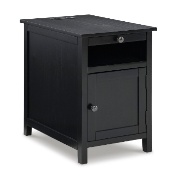 Picture of ISLANDER BLACK CHAIRSIDE TABLE