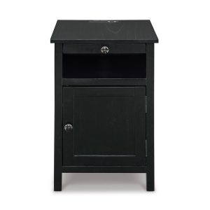 Picture of ISLANDER BLACK CHAIRSIDE TABLE