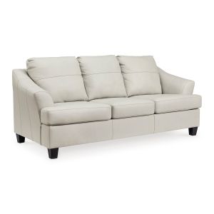 Picture of GENEVA WHITE LEATHER SOFA