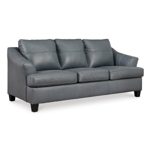 Picture of GENEVA BLUE LEATHER QUEEN SLEEPER