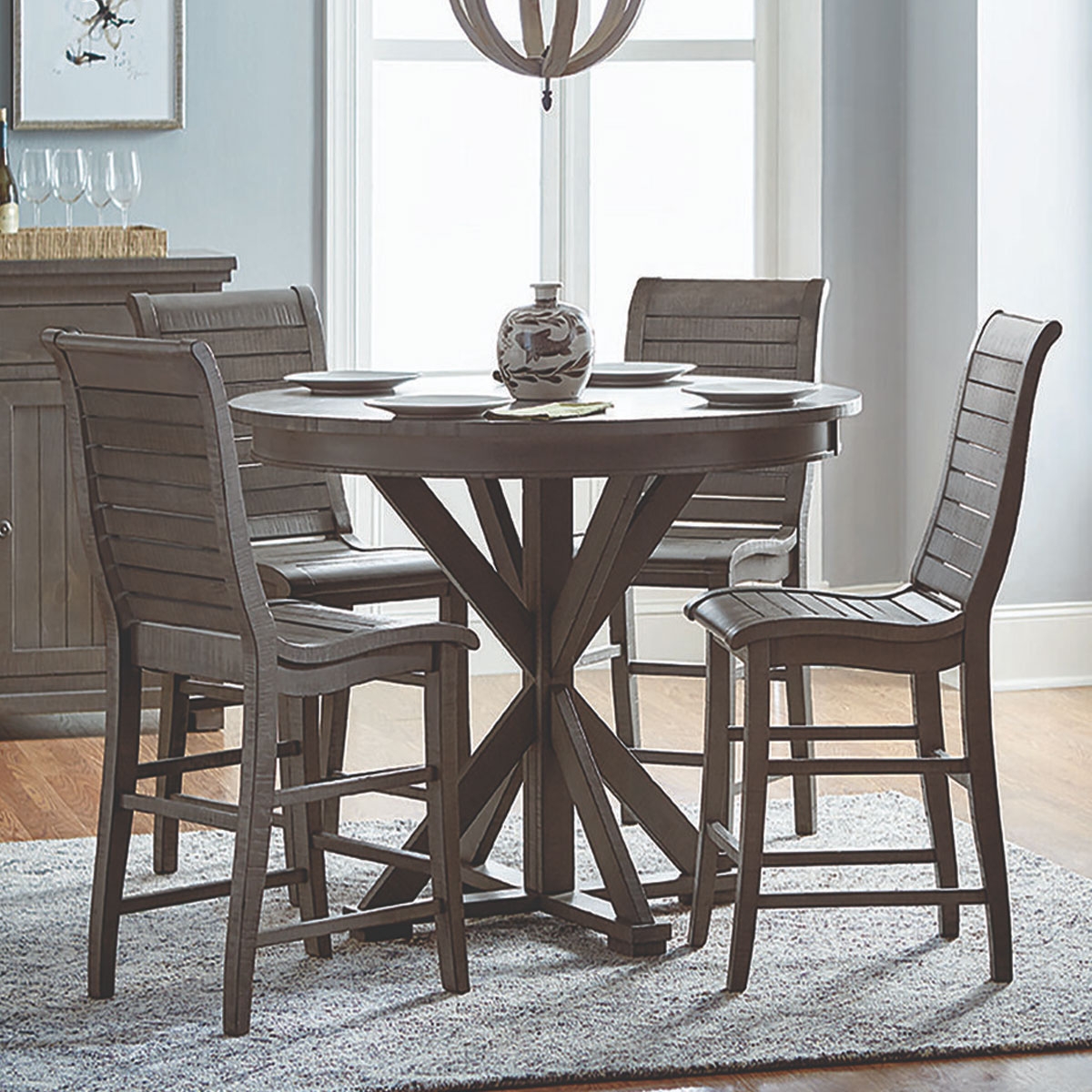 Picture of WILLOW GREY CNT 5PC DIN SET