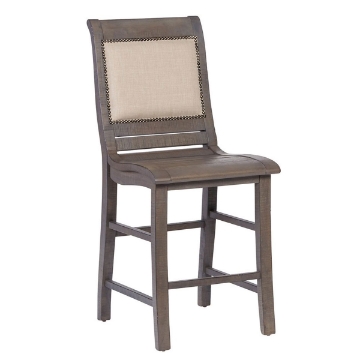 Picture of WILLOW GRY UPH CNTR STOOL