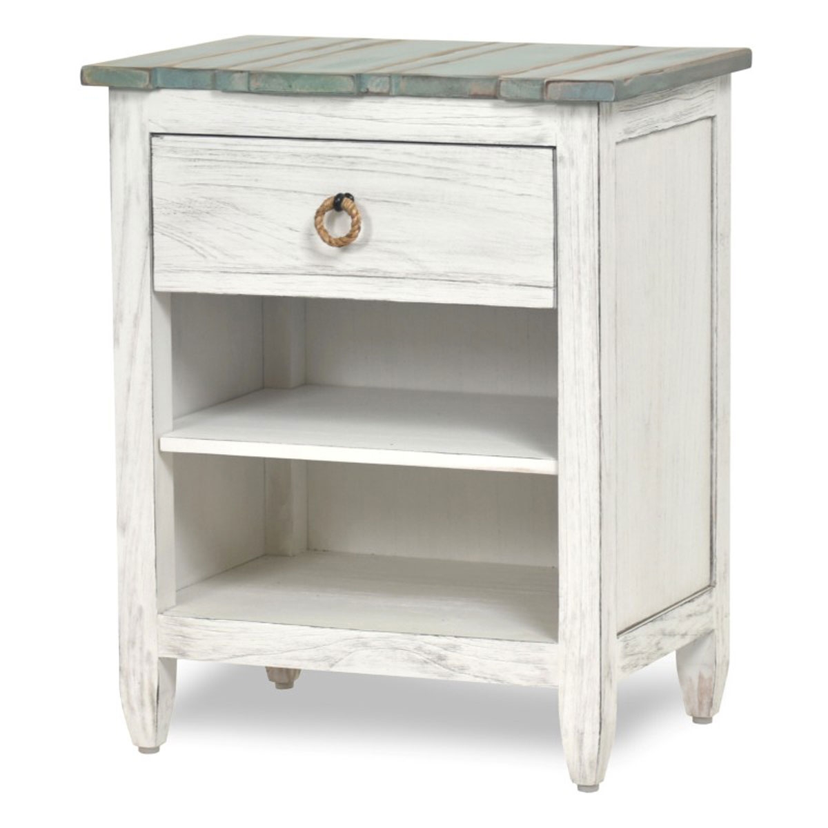 Picture of PICKET FENCE BLEU NIGHTSTAND