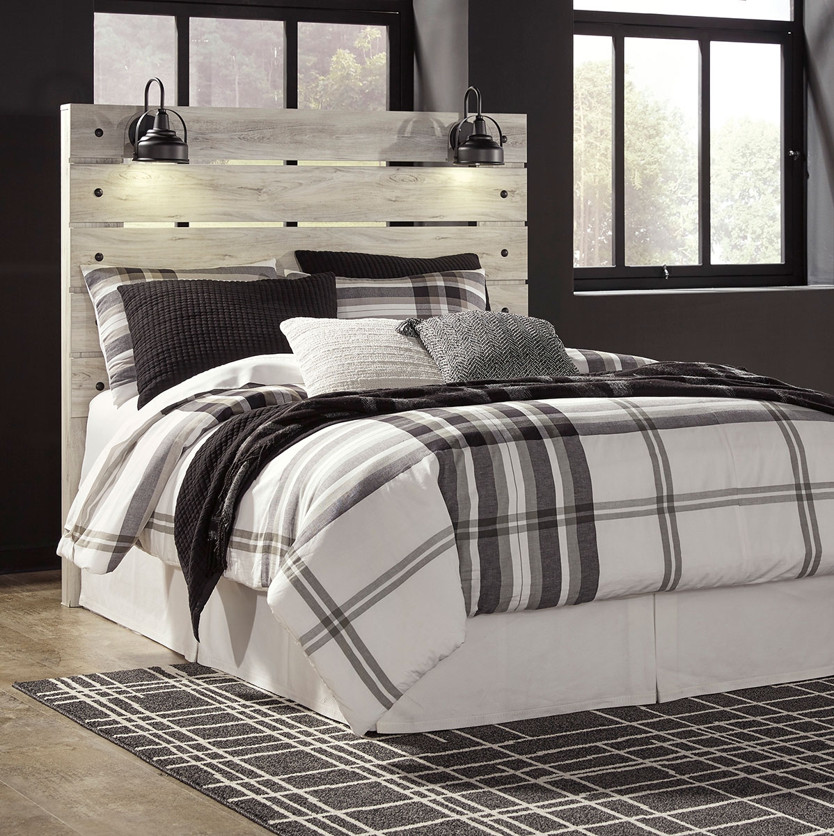 Picture of CAMPBELL QN LIGHT HEADBOARD
