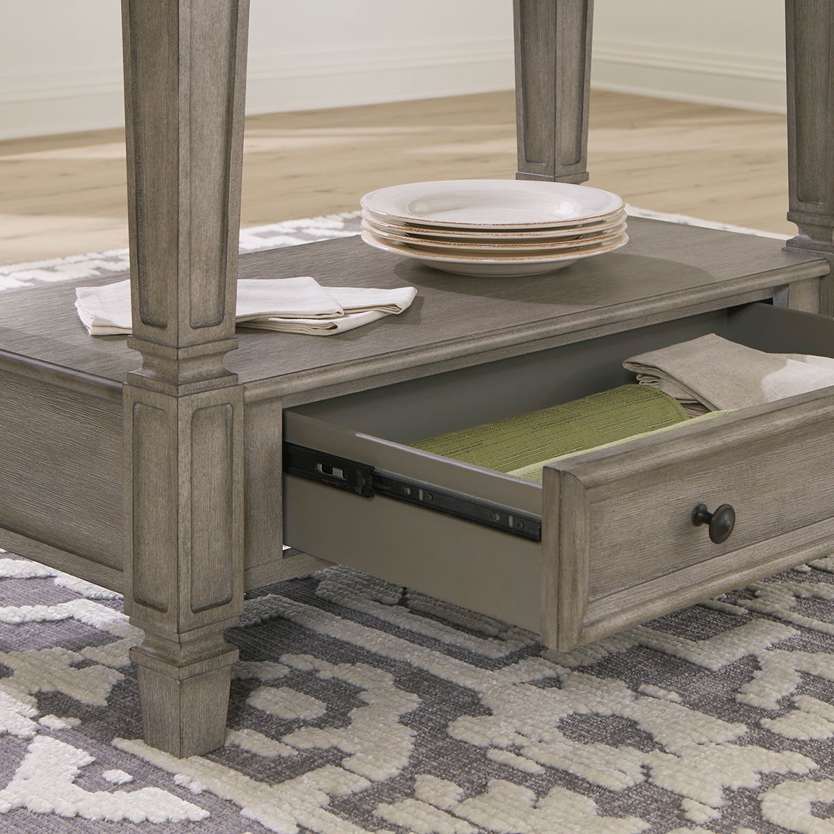 Picture of ROSLYN GREY COUNTER TABLE