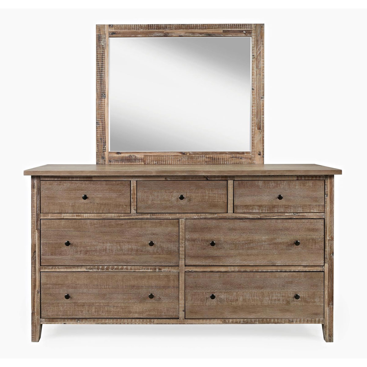 Picture of MAXTON TAN DRESSER W/MIRROR