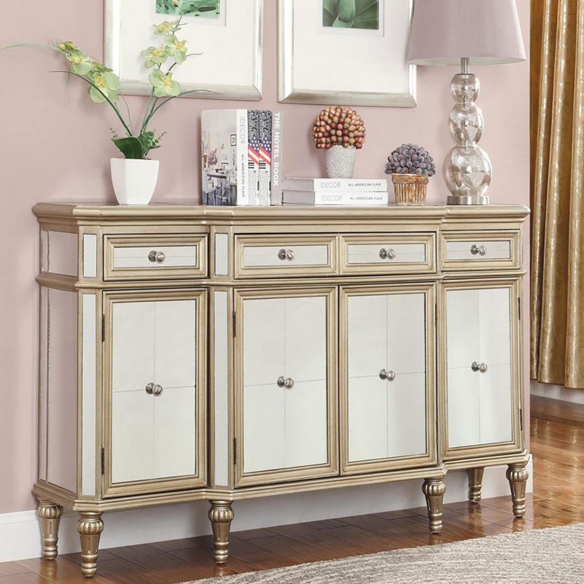 Picture of MIRRORED CREDENZA
