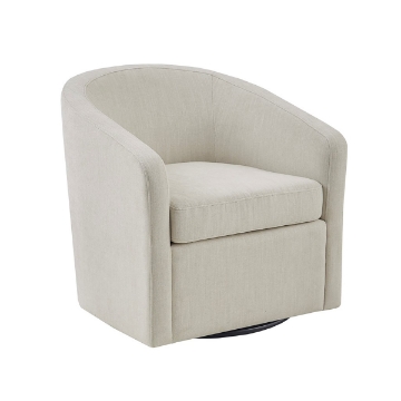 Picture of HEARD SWIVEL CHAIR IN IVORY