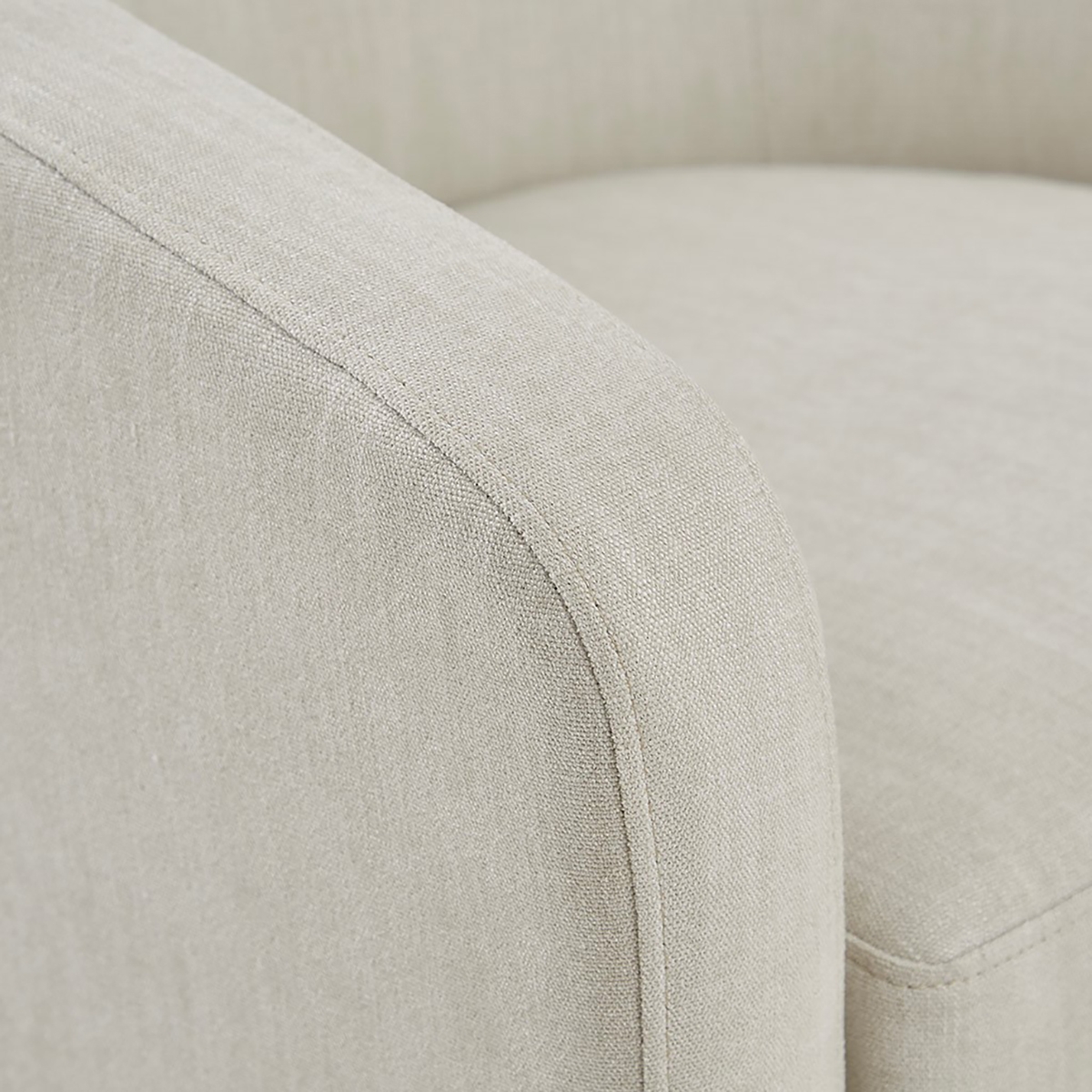 Picture of HEARD SWIVEL CHAIR IN IVORY