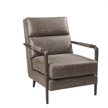 Picture of DEGRAW FAUX LEATHER ARMCHAIR