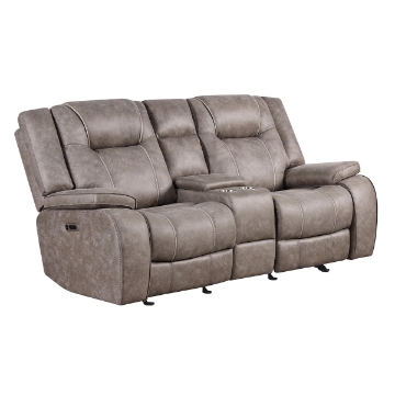 Picture of SHELTON MANUAL TAUPE LOVESEAT