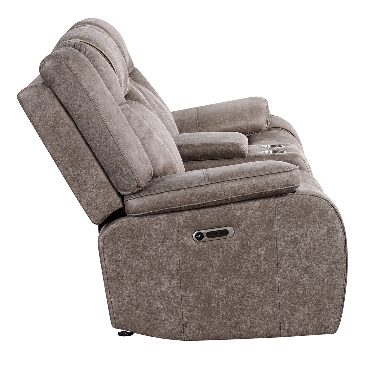 Picture of SHELTON MANUAL TAUPE LOVESEAT