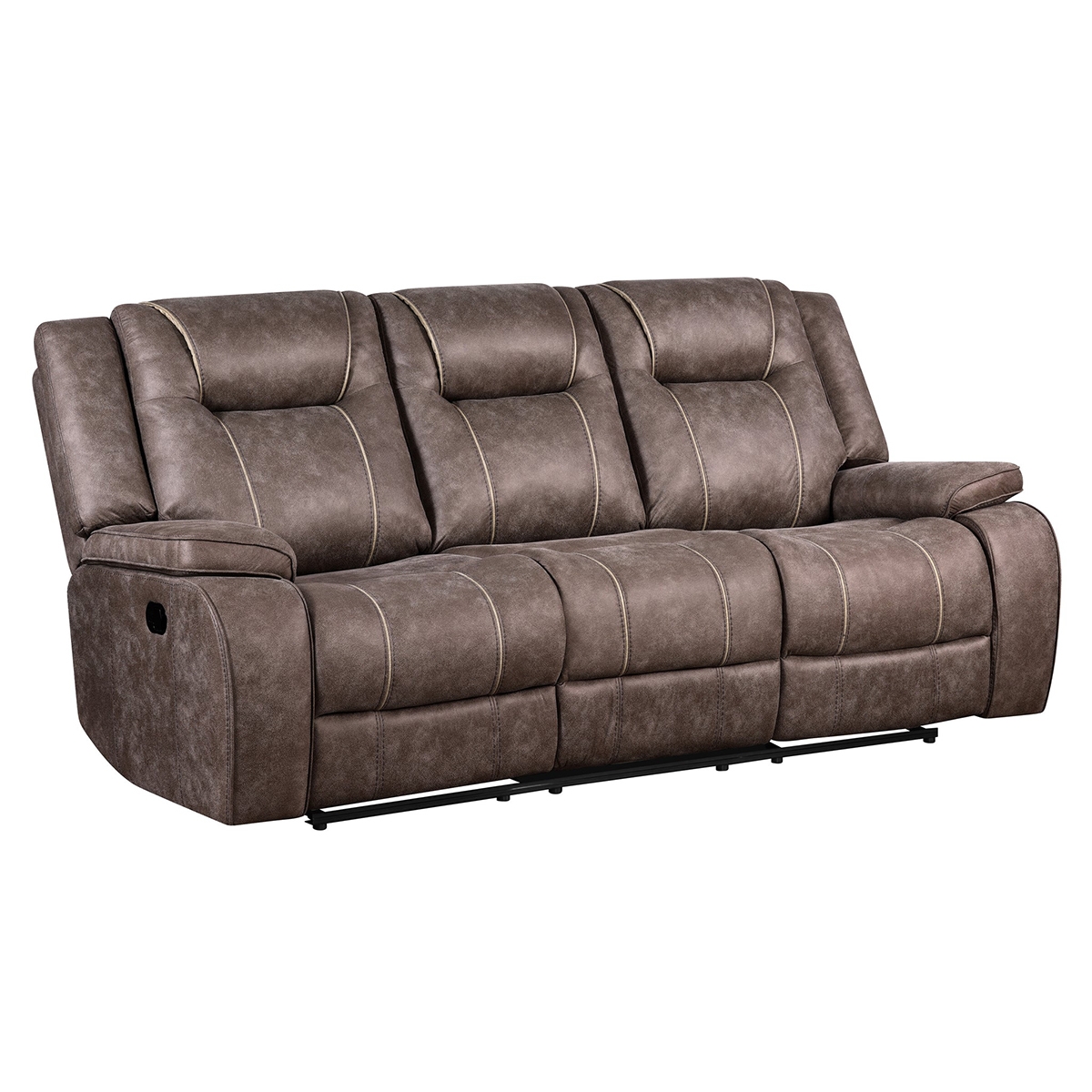Picture of SHELTON MANUAL BROWN SOFA